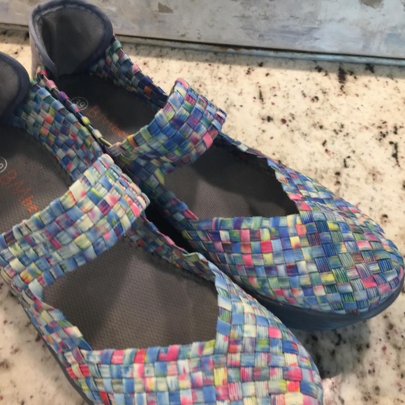 BM Bernie Mev Platform Multicolor Shoes Wm Sz 9 - Picture 5 of 7
